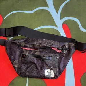 Herschel Supply Company Black Patterned Hip Pack